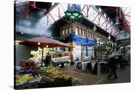 Covered Market, Great George Street Area, Dublin, County Dublin, Eire (Ireland)-Bruno Barbier-Stretched Canvas