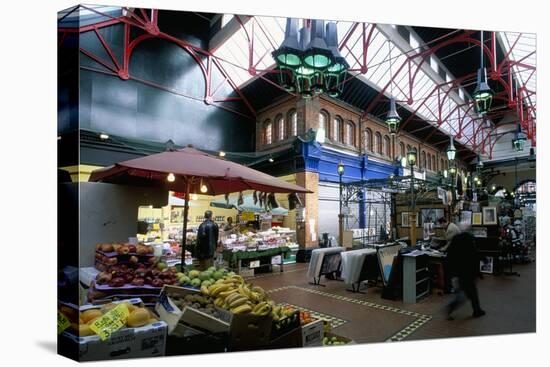 Covered Market, Great George Street Area, Dublin, County Dublin, Eire (Ireland)-Bruno Barbier-Stretched Canvas