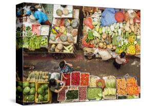 Covered market in Denpasar, Bali, Indonesia, Southeast Asia, Asia-Melissa Kuhnell-Stretched Canvas