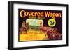 Covered Wagon Brand Mountain Bartletts-null-Framed Art Print