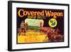 Covered Wagon Brand Mountain Bartletts-null-Framed Art Print