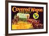 Covered Wagon Brand Mountain Bartletts-null-Framed Art Print