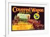 Covered Wagon Brand Mountain Bartletts-null-Framed Art Print