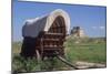 Covered Wagon on the Prairie Crossing of Oregon Trail and Mormon Trail Near Scotts Bluff, Nebraska-null-Mounted Photographic Print