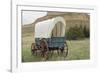 Covered Wagon Replica on the Oregon Trail, Scotts Bluff National Monument, Nebraska-null-Framed Photographic Print