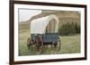 Covered Wagon Replica on the Oregon Trail, Scotts Bluff National Monument, Nebraska-null-Framed Photographic Print