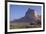 Covered Wagons on the Oregon Trail at Scotts Bluff, Nebraska, at Sunrise-null-Framed Photographic Print