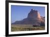 Covered Wagons on the Oregon Trail at Scotts Bluff, Nebraska, at Sunrise-null-Framed Photographic Print