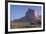 Covered Wagons on the Oregon Trail at Scotts Bluff, Nebraska, at Sunrise-null-Framed Photographic Print