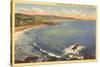 Coves, Laguna Beach, California-null-Stretched Canvas