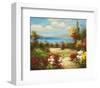 Coveside Garden-Axiano-Framed Art Print