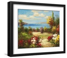 Coveside Garden-Axiano-Framed Art Print