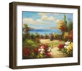 Coveside Garden-Axiano-Framed Art Print