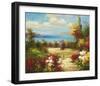 Coveside Garden-Axiano-Framed Art Print