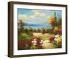 Coveside Garden-Axiano-Framed Art Print