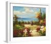 Coveside Garden-Axiano-Framed Art Print