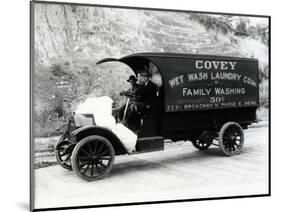 Covey Wet Wash Laundry Co. Inc. Delivery Truck, Seattle, 1913-null-Mounted Giclee Print