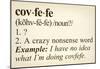 Covfefe Definition-null-Mounted Poster