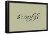 Covfefe Script-null-Framed Poster