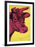 Cow, 1966 (yellow & pink)-Andy Warhol-Framed Art Print