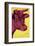 Cow, 1966 (yellow & pink)-Andy Warhol-Framed Art Print