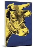 Cow, 1971 (blue & yellow)-Andy Warhol-Mounted Art Print