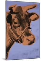 Cow, 1971 (purple & orange)-Andy Warhol-Mounted Art Print