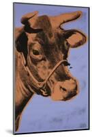 Cow, 1971 (purple & orange)-Andy Warhol-Mounted Art Print