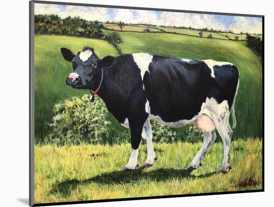 Cow 2021 (oil on canvas)-Tilly Willis-Mounted Giclee Print