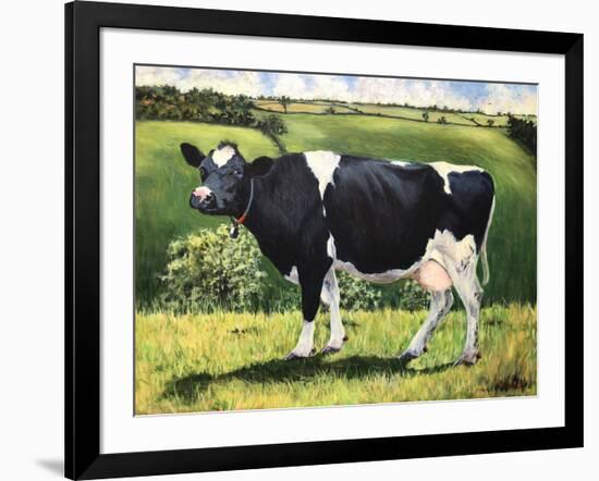 Cow 2021 (oil on canvas)-Tilly Willis-Framed Giclee Print