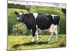 Cow 2021 (oil on canvas)-Tilly Willis-Mounted Giclee Print