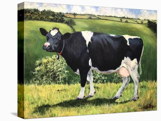 Cow 2021 (oil on canvas)-Tilly Willis-Stretched Canvas