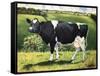 Cow 2021 (oil on canvas)-Tilly Willis-Framed Stretched Canvas