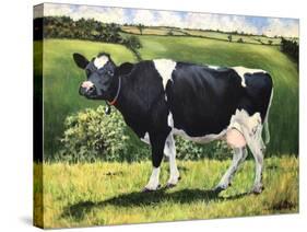 Cow 2021 (oil on canvas)-Tilly Willis-Stretched Canvas