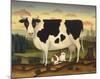 Cow and Cat-Diane Ulmer Pedersen-Mounted Giclee Print