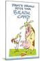 Cow and Chicken - Brain-Trends International-Mounted Poster