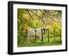 Cow and Farmland, Taoroa Junction, Rangitikei, North Island, New Zealand-David Wall-Framed Photographic Print