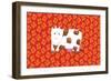 Cow and Hay, 2003-Julie Nicholls-Framed Giclee Print