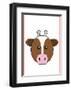 Cow - Animaru Cartoon Animal Print-Animaru-Framed Giclee Print