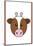 Cow - Animaru Cartoon Animal Print-Animaru-Mounted Giclee Print
