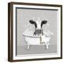 Cow Bath-Janet Tava-Framed Art Print