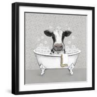 Cow Bath-Janet Tava-Framed Art Print