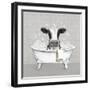 Cow Bath-Janet Tava-Framed Art Print