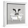 Cow Bath-Janet Tava-Framed Art Print