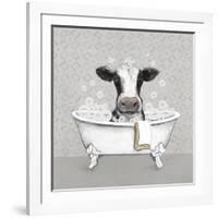 Cow Bath-Janet Tava-Framed Art Print