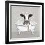 Cow Bath-Janet Tava-Framed Art Print