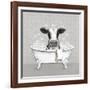 Cow Bath-Janet Tava-Framed Art Print