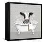 Cow Bath-Janet Tava-Framed Stretched Canvas