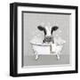 Cow Bath-Janet Tava-Framed Art Print