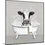 Cow Bath-Janet Tava-Mounted Art Print